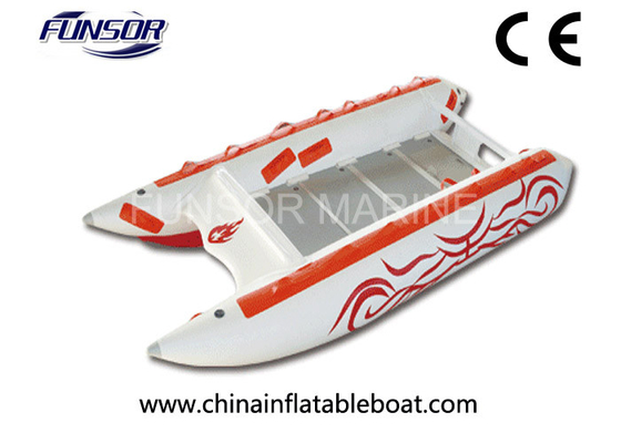 China Comfortable Three Person 3.8m High Speed Inflatable Boats For Racing sport supplier